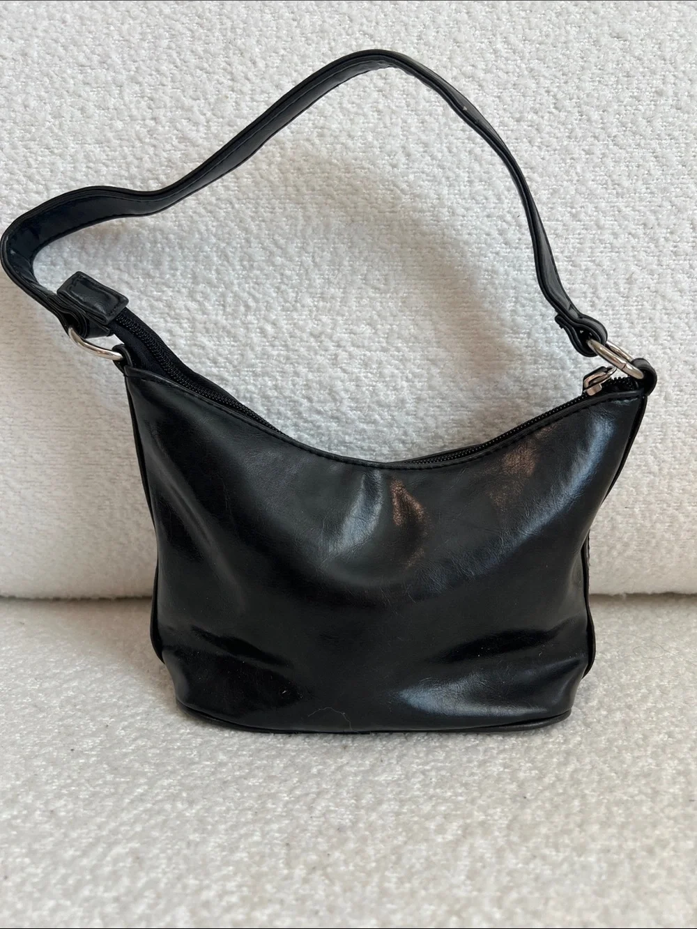 Vintage Y2K Black Studded Shoulder Bag
